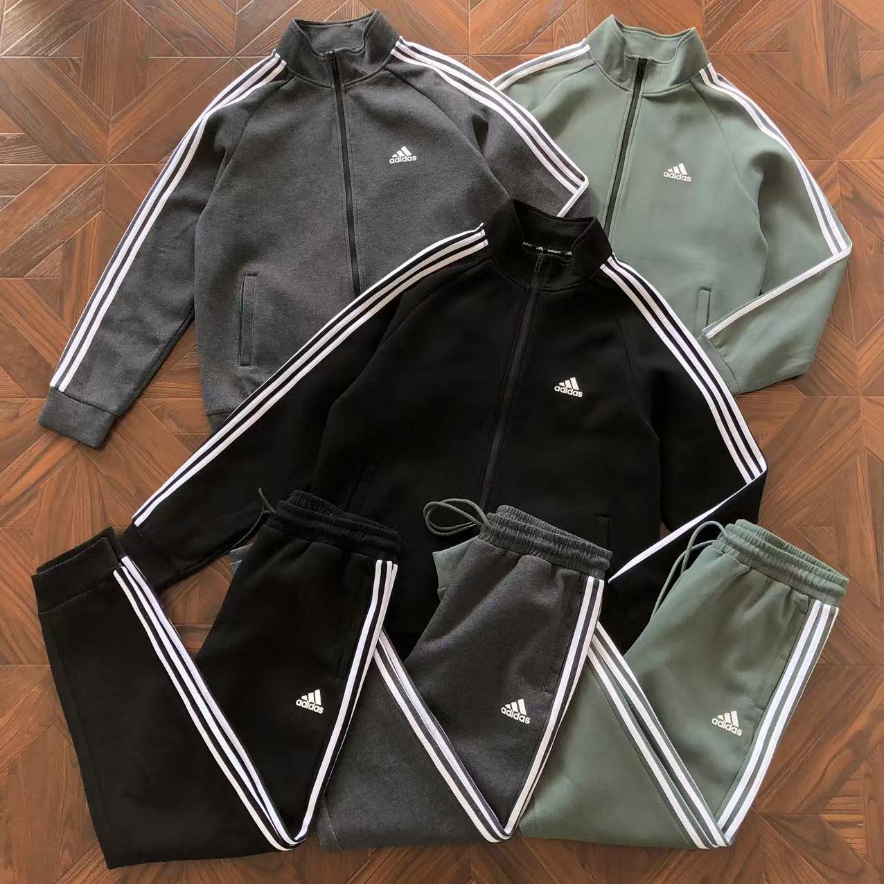 ADIDAS Conjunto Gris Premium - Imagen 1