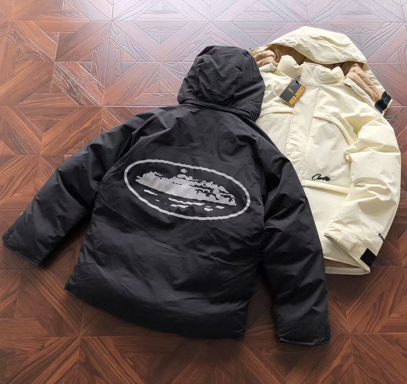 CORTEIZ Campera Cotton Negro - Imagen 1