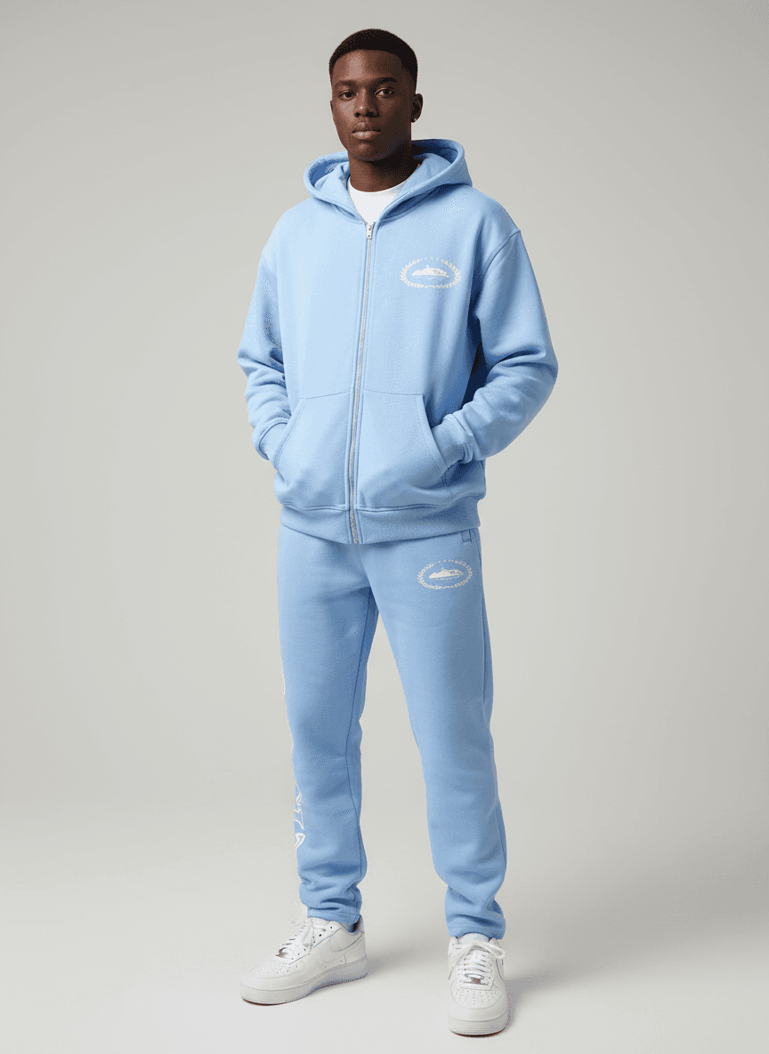 CORTEIZ Conjunto Azul claro