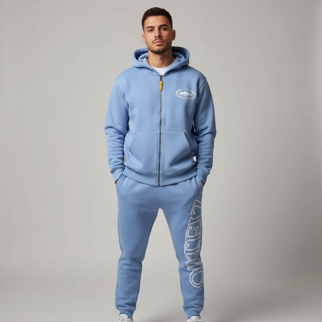 CORTEIZ Conjunto Negro Hoodie