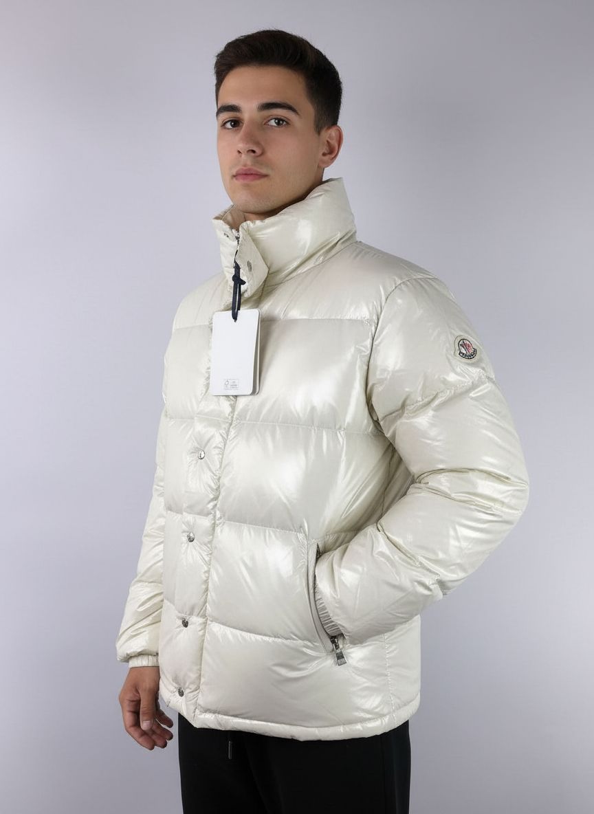 MONCLER Campera Down Beige - Imagen 1