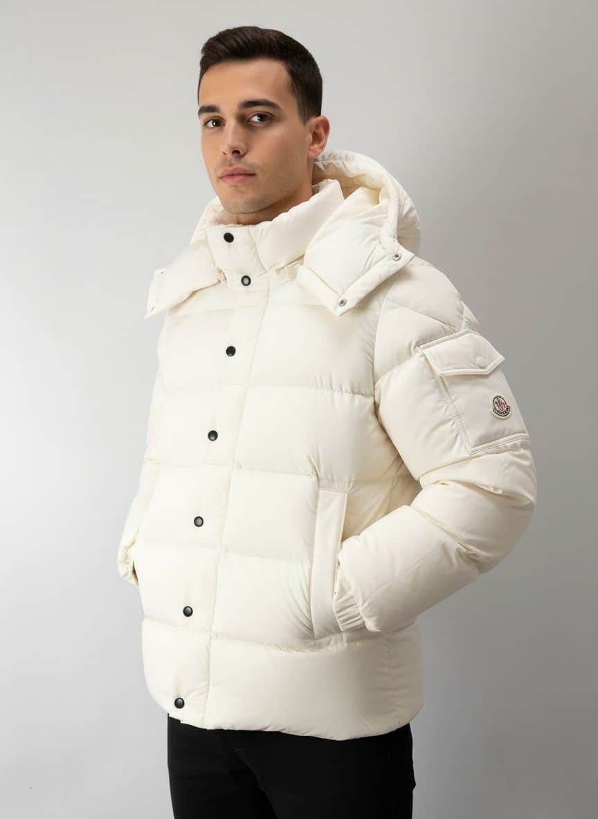 MONCLER Campera Down Negro Modern