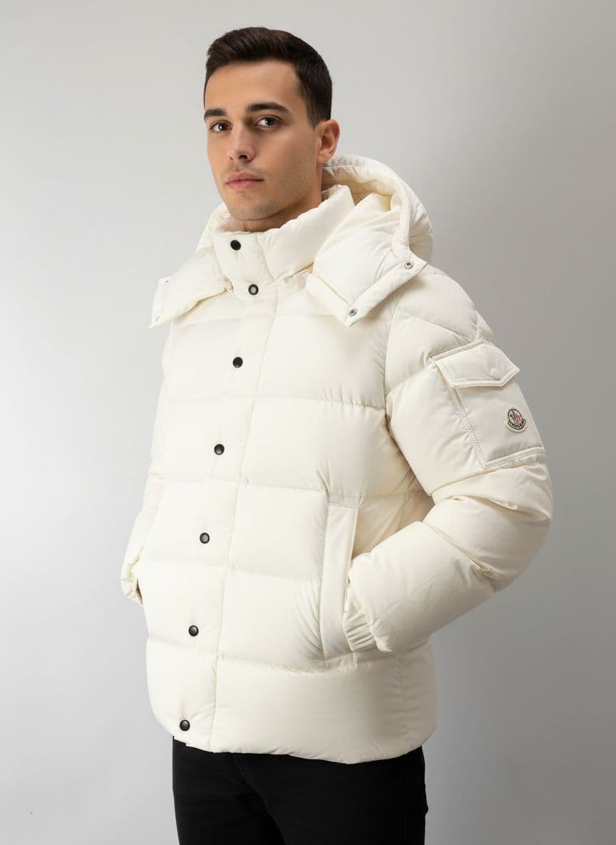 MONCLER Campera Down Negro Modern