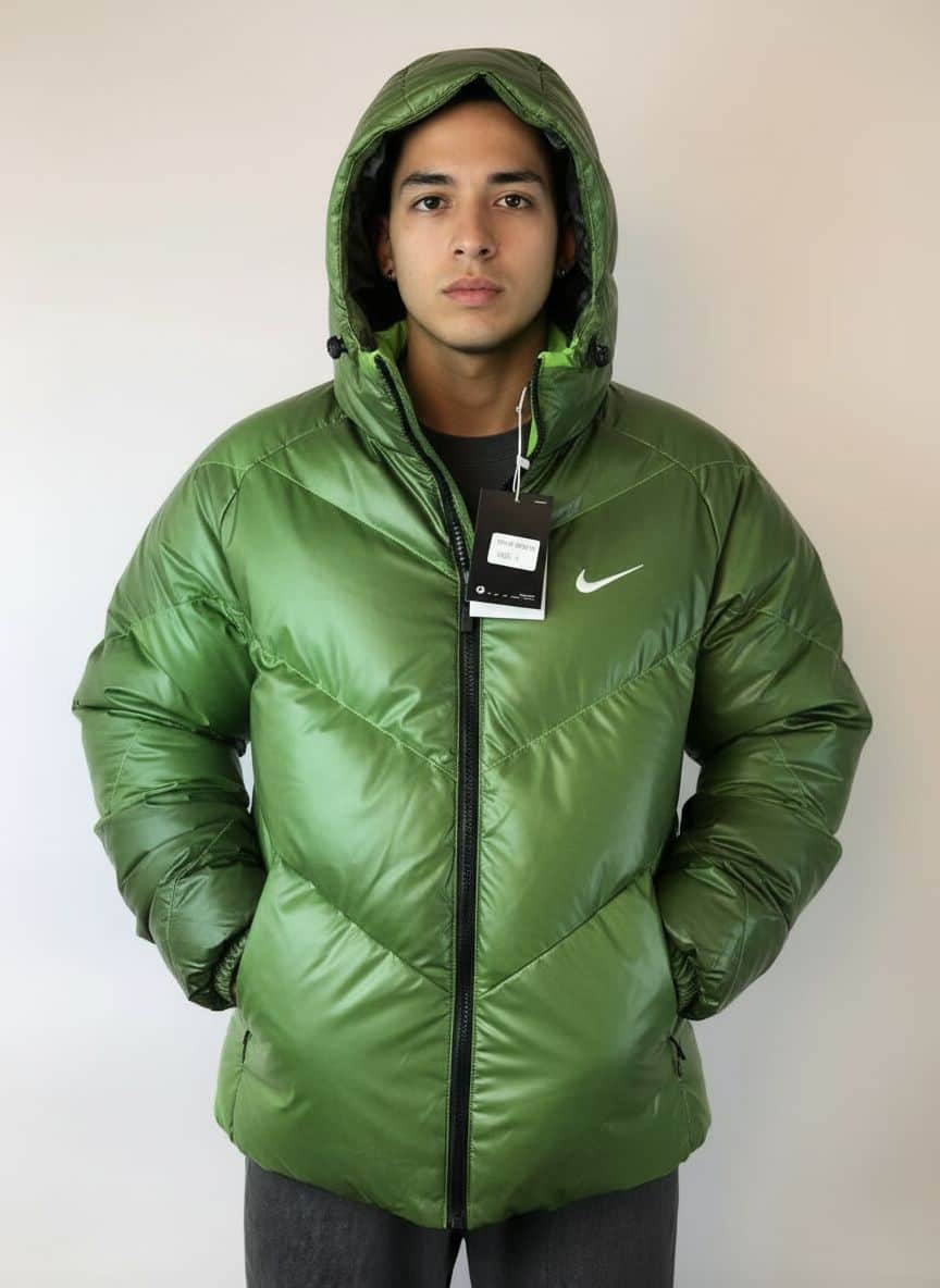NIKE Campera Cotton Marrón