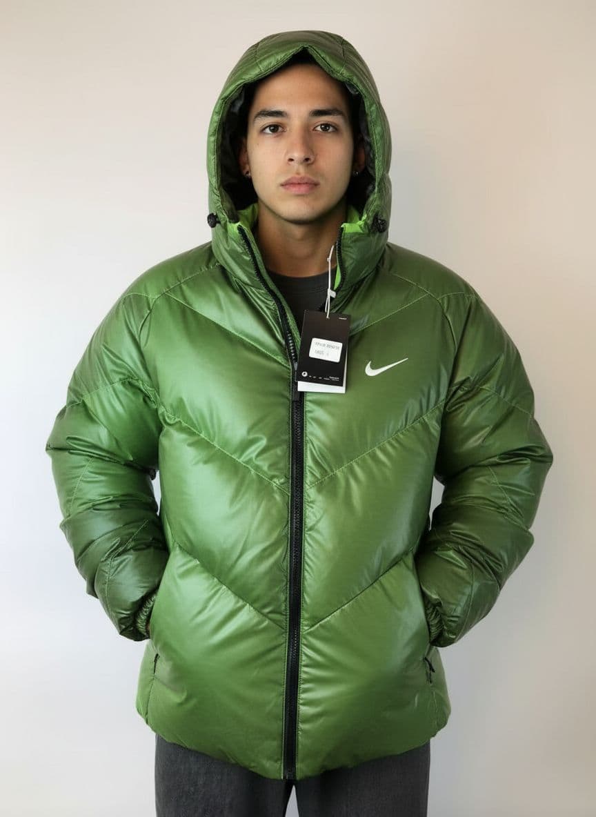 NIKE Campera Cotton Marrón