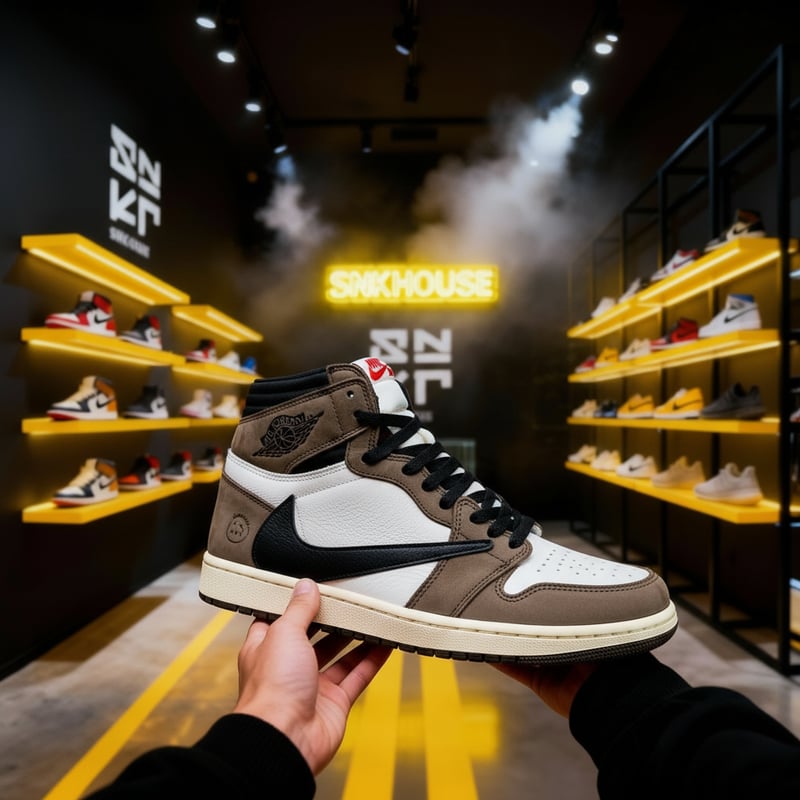 Nike Air Jordan 1 Retro High x Travis Scott - Imagen 1