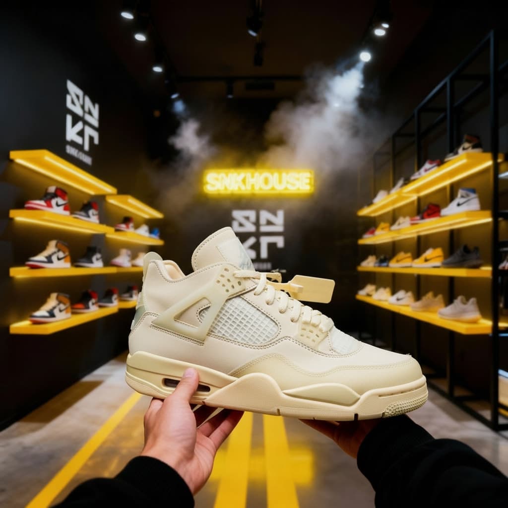 Nike Air Jordan 4 Retro Off-White Sail