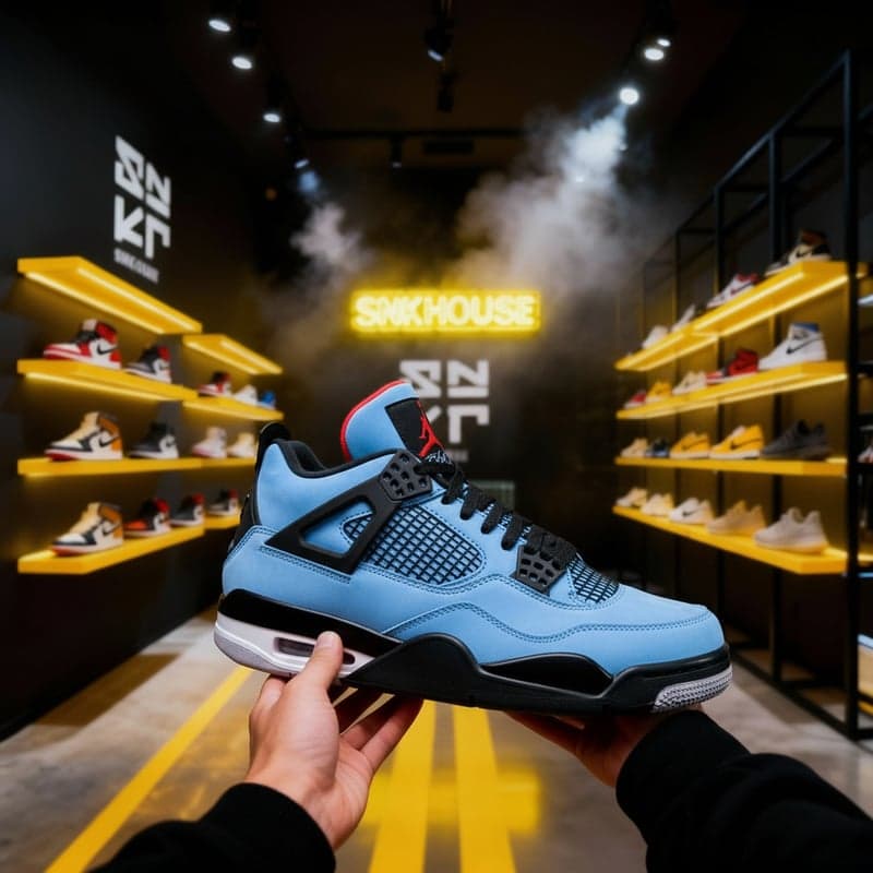 Nike Air Jordan 4 Retro Travis Scott Cactus Jack