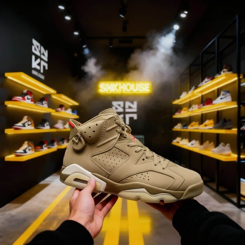 Nike Air Jordan 6 Travis Scott "British Khaki"