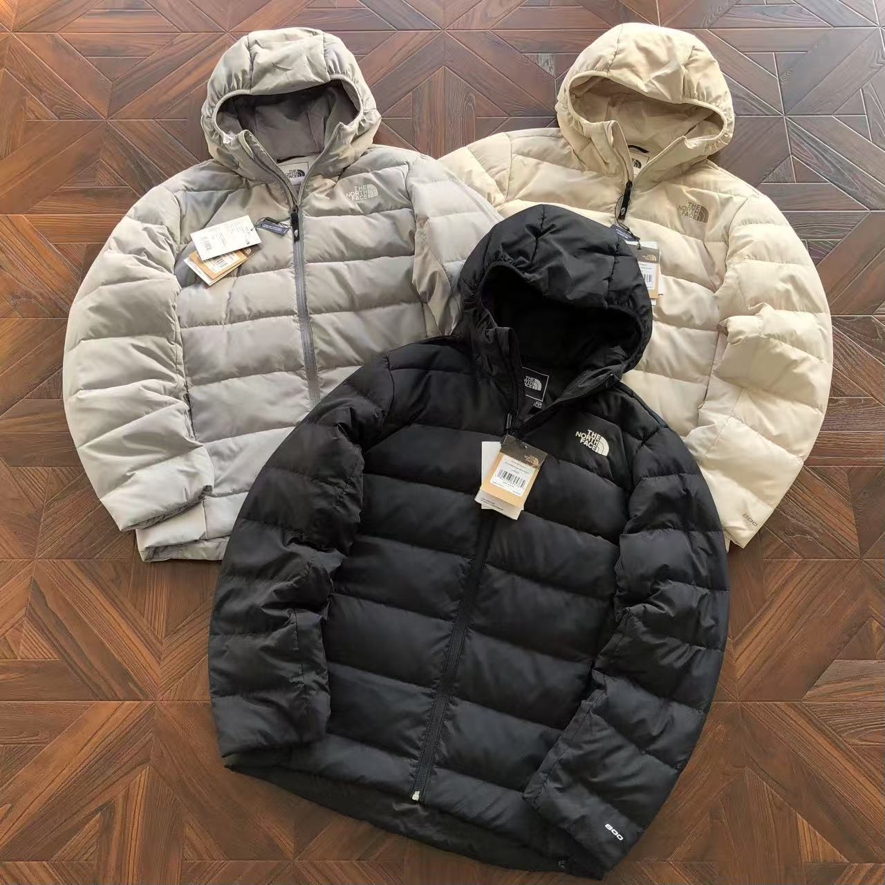 THE NORTH FACE Campera Down Gris - Imagen 1