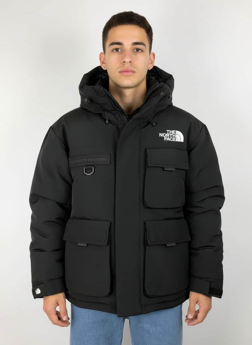 THE NORTH FACE Campera Down Gris Premium