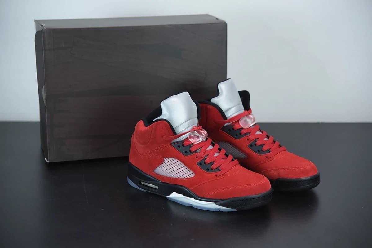 SNK AJ 5 Retro Raging Bull Red