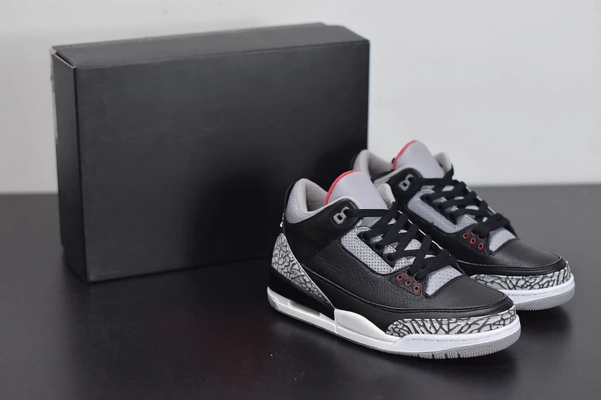 SNK AJ 3 Retro Black Cement