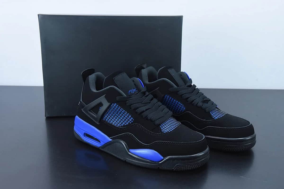 SNK AJ 4 Retro "Black/Military Blue"