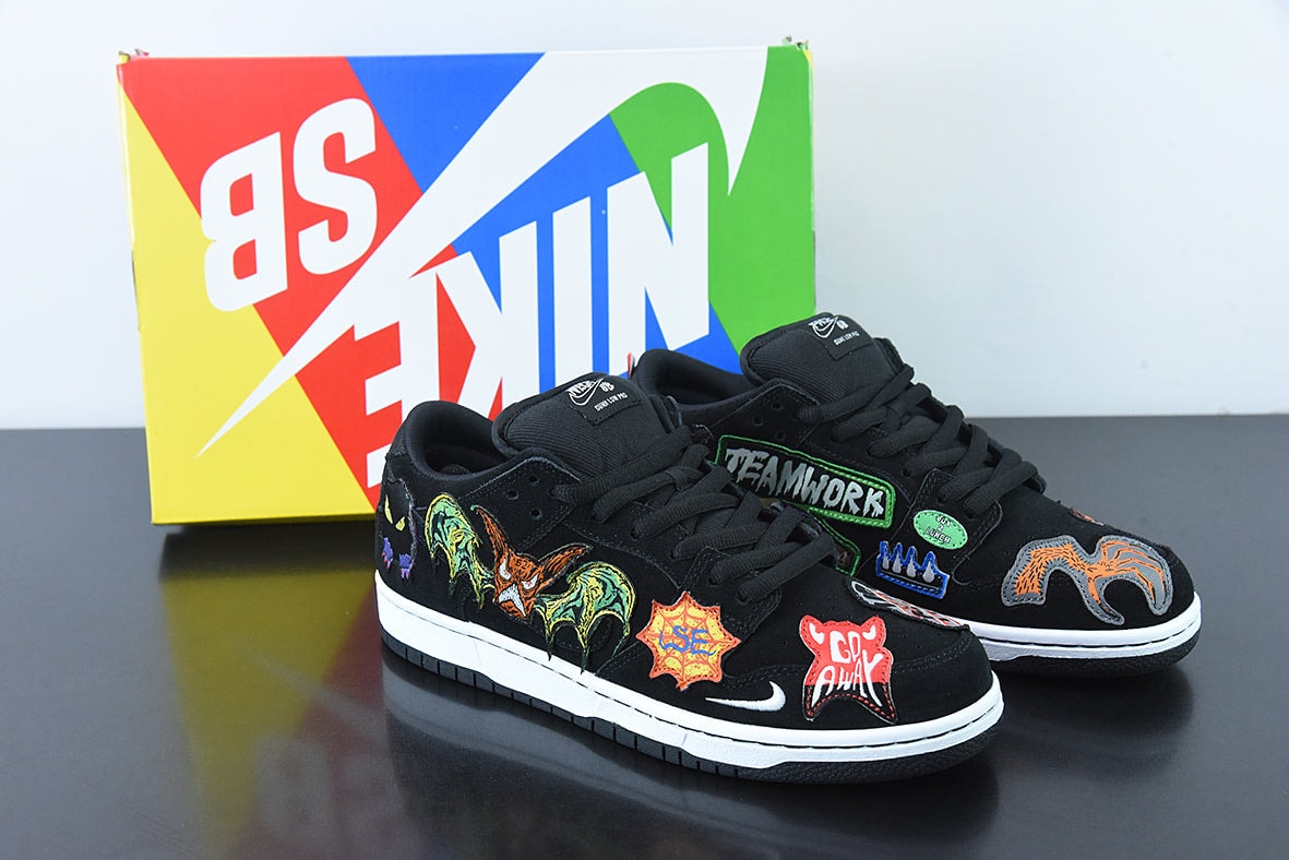 Neckface x Nike SB Dunk Low "Halloween" - Imagen 1