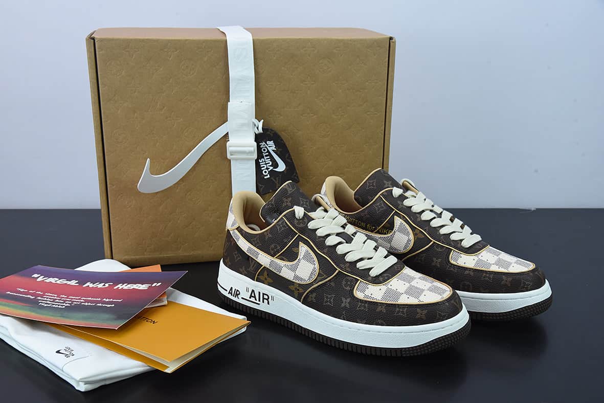 Nike Air Force 1 Low x Louis Vuitton x Off-White "Coffee"