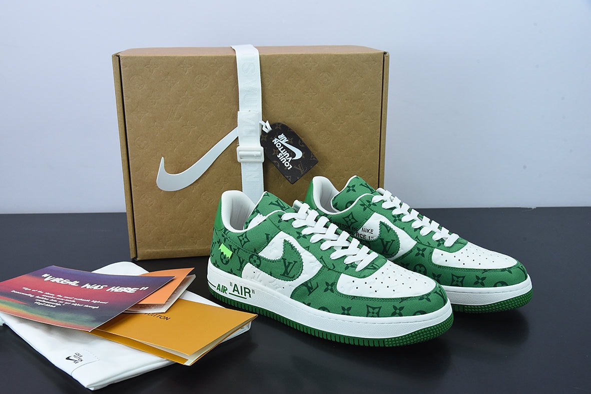 Nike Air Force 1 Low x Louis Vuitton x Off-White "Green" - Imagen 1
