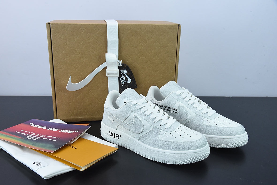 Nike Air Force 1 Low x Louis Vuitton x Off-White "White" - Imagen 1