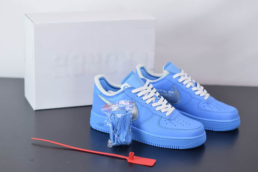 Nike Air Force 1 X Off White Blue