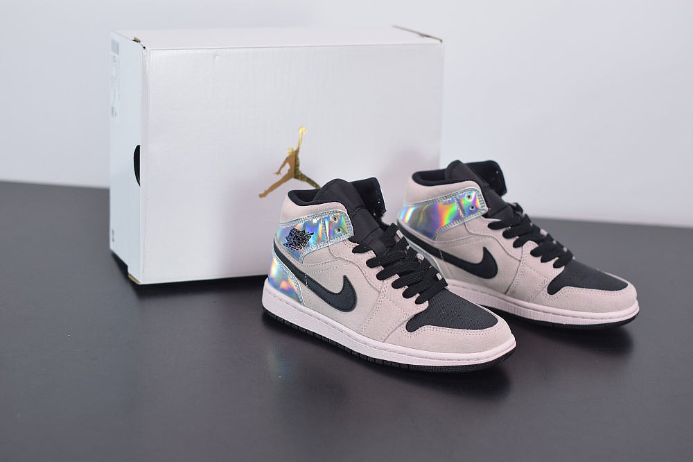 Nike Air Jordan 1 Mid "Dirty Powder Iridescent" - Imagen 1