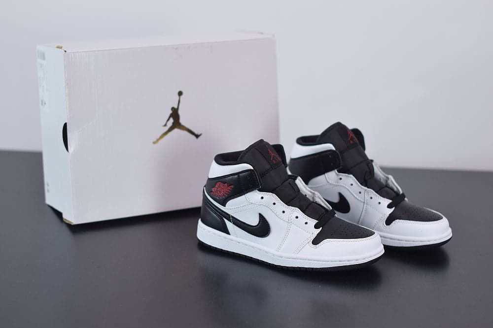Nike Air Jordan 1 Mid Reverse Black Toe