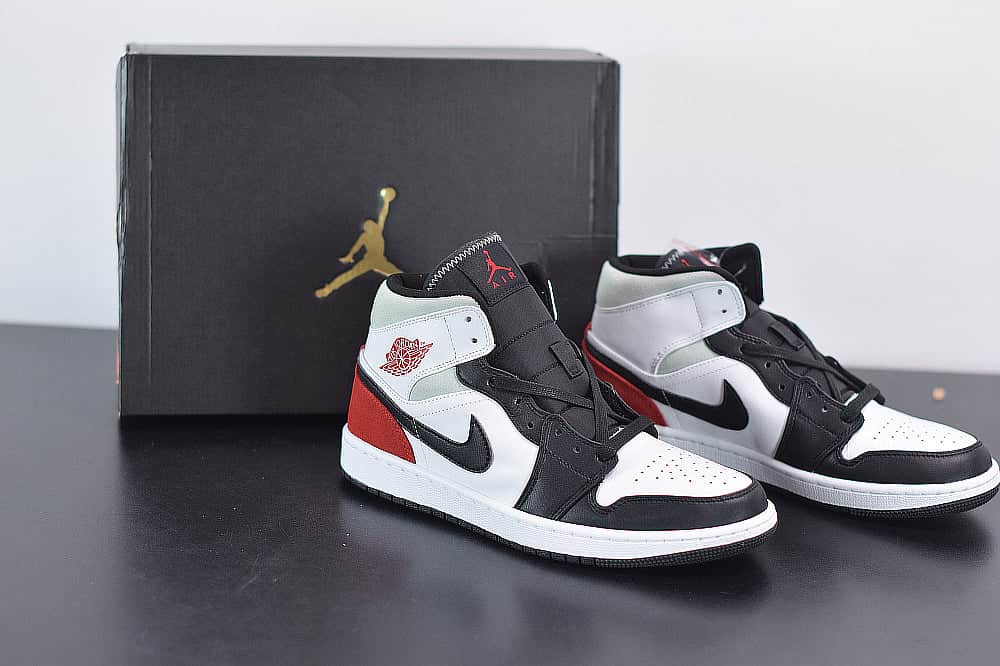 Nike Air Jordan 1 Mid SE "Red Black Toe"