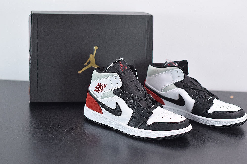 Nike Air Jordan 1 Mid SE "Red Black Toe" - Imagen 1