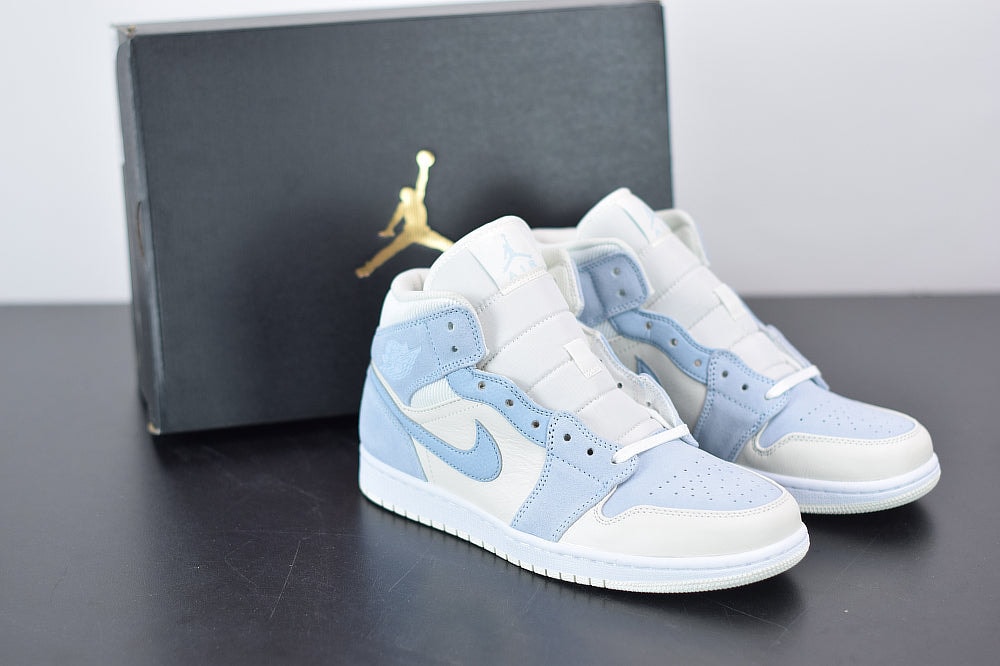 Nike Air Jordan 1 Mid White Celestine Blue - Imagen 1