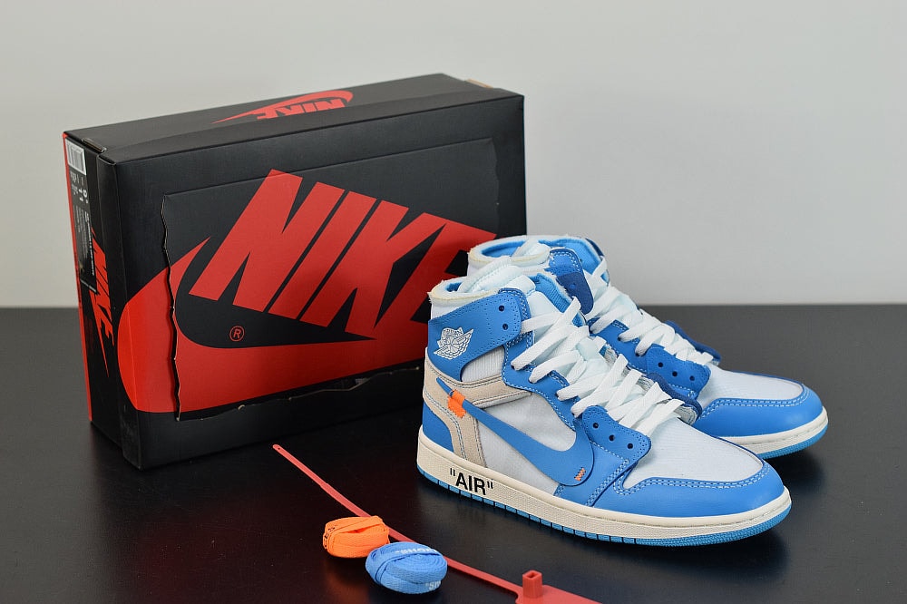 Nike Air Jordan 1 Retro High Off-White University Blue - Imagen 1