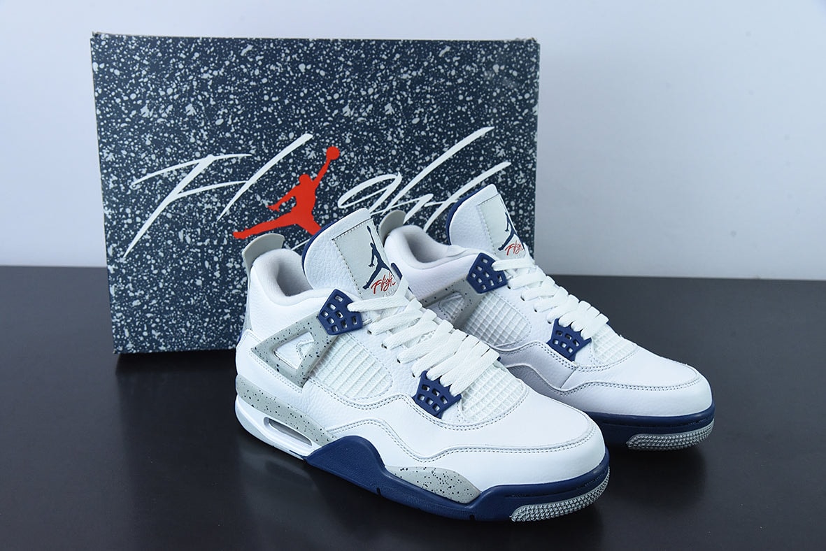 Nike Air Jordan 4 Retro "Midnight Navy" - Imagen 1