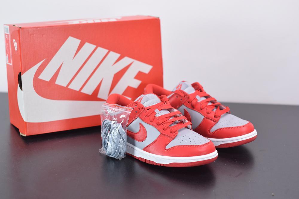 Nike Dunk Low Retro Medium Grey Varsity Red UNLV - Imagen 1