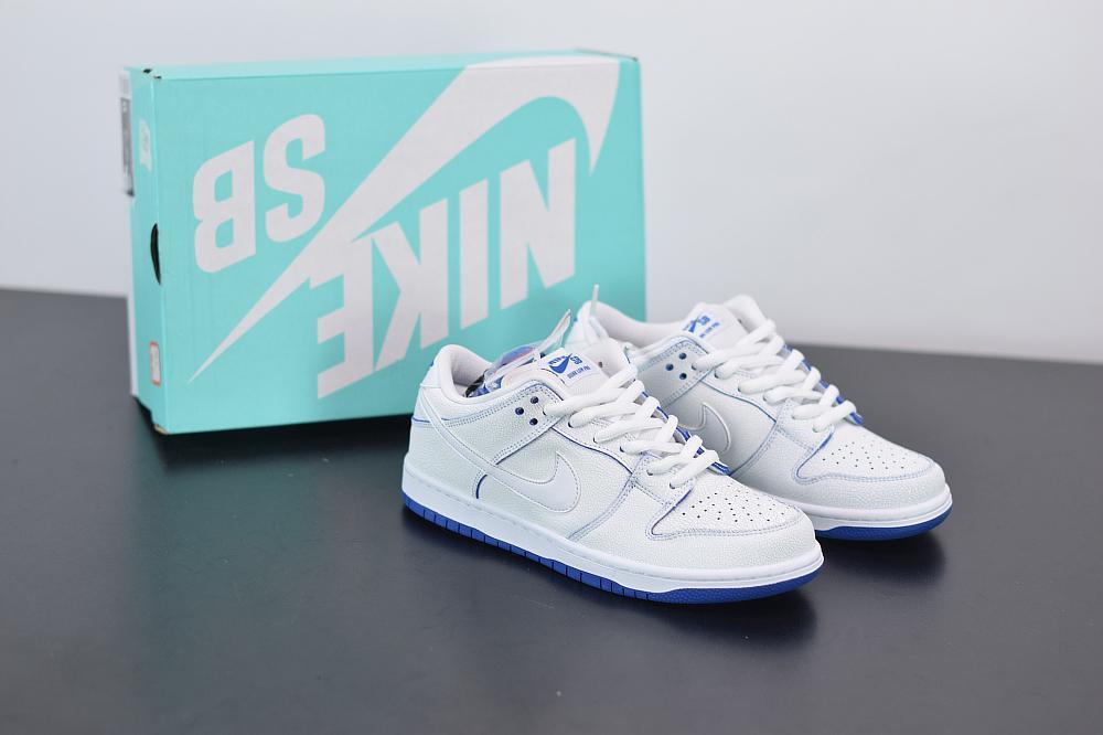 Nike SB Dunk Low Premium White Game Royal - Imagen 1