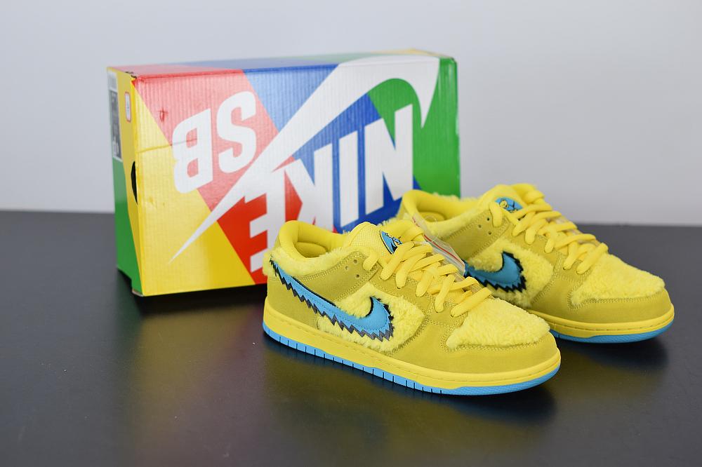 Nike SB Dunk Low X Grateful Dead Bears "Yellow" - Imagen 1